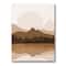 Designart - Minimalist Terracotta Landscape - Modern Canvas Wall Art Print